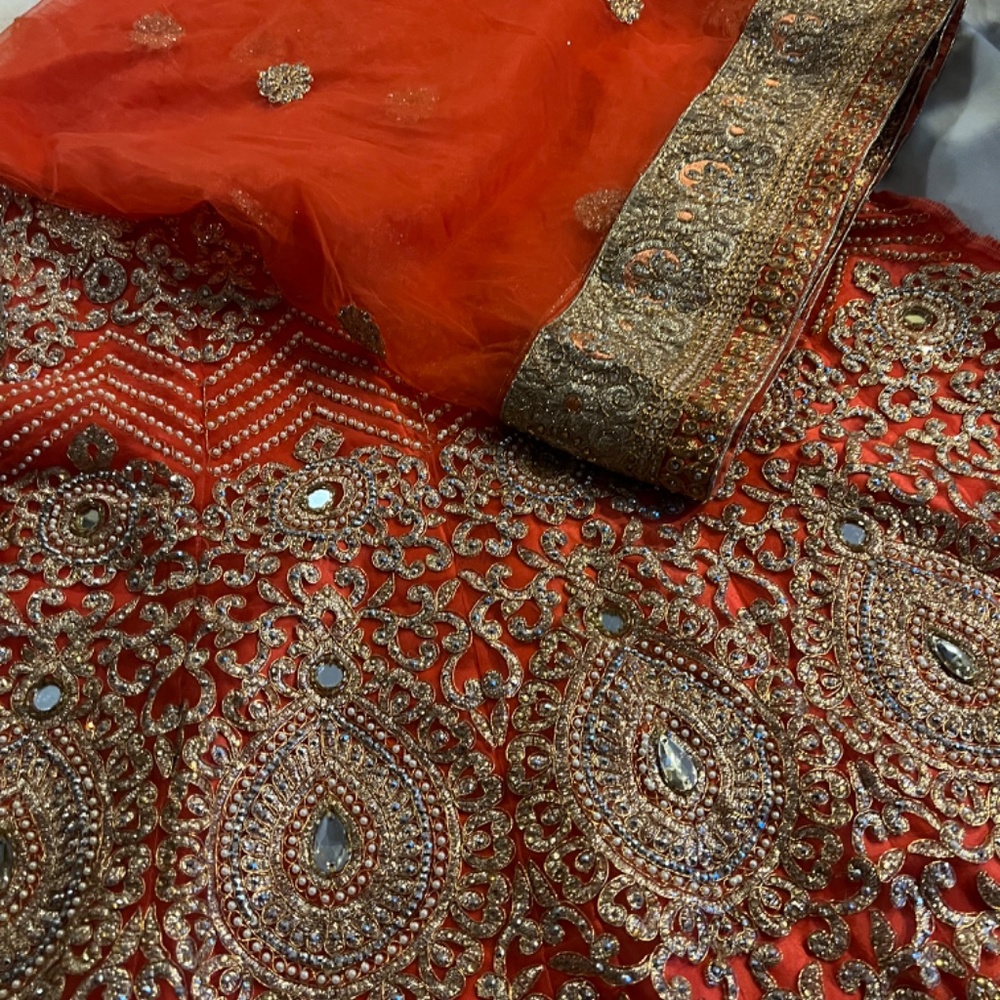 NEW— Classic Indian Lengha w/top and dupatta (scarf)
